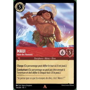 Item Maui, Idol of Men - 114/204 - FC - First Chapter - Rare - French