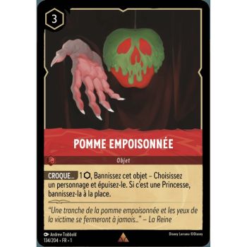 Item Poisoned apple - 134/204 - FC - First Chapter - Rare - French