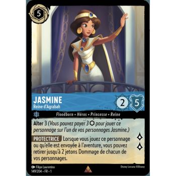 Item Jasmine, Queen of Agrabah - 149/204 - FC - First Chapter - Rare - French