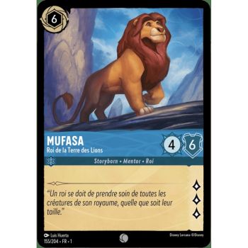 Item Mufasa, King of the Land of Lions - 155/204 - FC - First Chapter - Commune - French