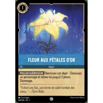 Item Flower with golden petals - 169/204 - FC - First Chapter - Brilliant - Premium - French