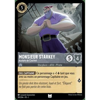 Item Mister Starkey, Hook's Sidekick - 191/204 - FC - First Chapter - Brilliant - Premium - French