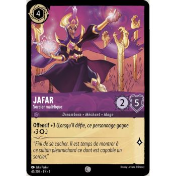 Item Jafar, Evil Sorcerer - 45/204 - FC - First Chapter - Brilliant - Premium - French