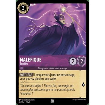 Item Maleficent, Witch - 49/204 - FC - First Chapter - Brilliant - Premium - French