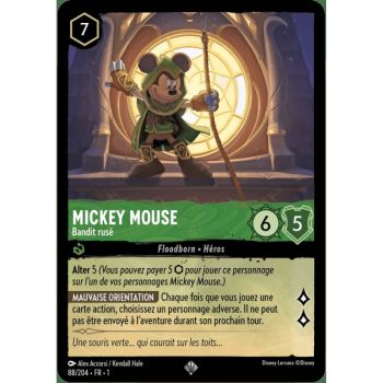 Item Mickey Mouse, Cunning Bandit - 88/204 - FC - First Chapter - Super Rare - French