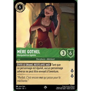 Item Mother Gothel, Selfish Manipulator - 90/204 - FC - First Chapter - Super Rare - French