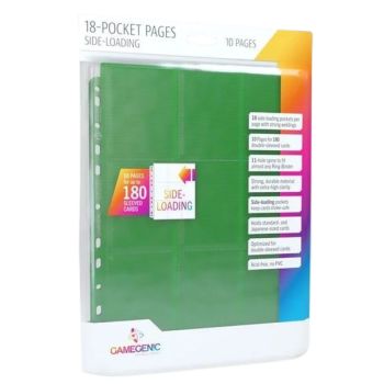 Gamegenic: 10 Pages 18 Pocket Sideloading Green