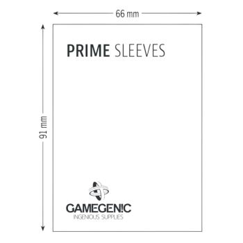 Gamegenic - 100 Prime Sleeves Yellow - 66x91 Standard (100)