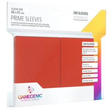 Gamegenic - 100 Prime Sleeves Pink - 66x91 Standard (100)