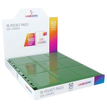 Gamegenic: 50 Pages 18 Pocket Sideloading Green