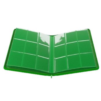 Gamegenic - Zip Album - 18-Pocket Green - 360 Slots