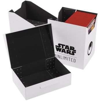 Gamegenic - Deck Box - Soft Crate - Star Wars: Unlimited - White / Black