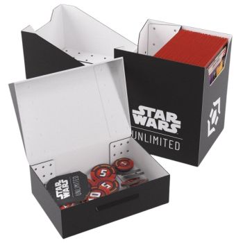 Gamegenic - Deck Box - Soft Crate - Star Wars: Unlimited - Black / White