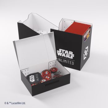 Gamegenic - Deck Box - Soft Crate - Star Wars: Unlimited - Black / White