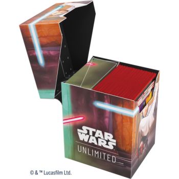 Gamegenic - Deck Box - Soft Crate - Star Wars: Unlimited - Obi-Wan/Darth Maul