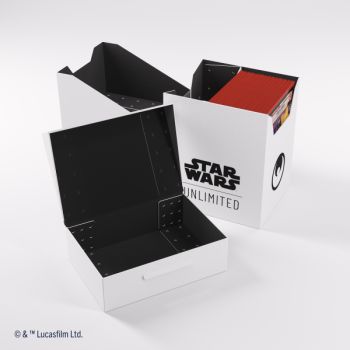 Gamegenic - Deck Box - Soft Crate - Star Wars: Unlimited - White / Black
