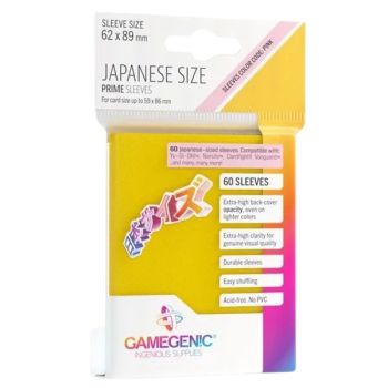copy of Gamegenic - 100 Prime Sleeves Orange - 66x91 Standard (100)