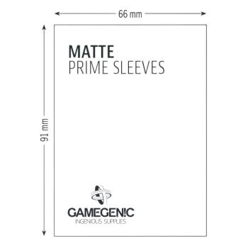 Gamegenic - Matte Prime Standard Sleeves - Yellow - 66x91 (100)