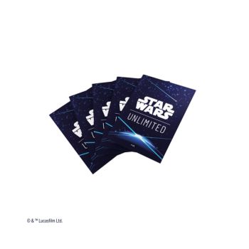 Gamegenic - Card Sleeves - Standard - Double Sleeves Pack - Star Wars: Unlimited - Space Blue - FR