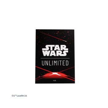 Gamegenic - Card Sleeves - Standard - Double Sleeves Pack - Star Wars: Unlimited - Space Red - FR