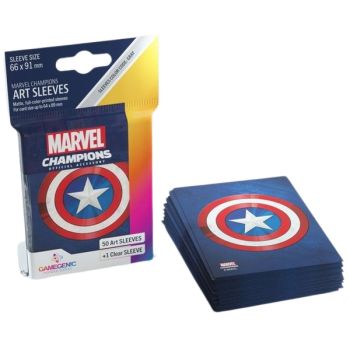 Gamegenic - Card Sleeves - Standard - Marvel Champions: Captain America (50)