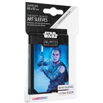 photo Gamegenic - Card Sleeves - Standard - Star Wars: Unlimited - Rey - FR (60)