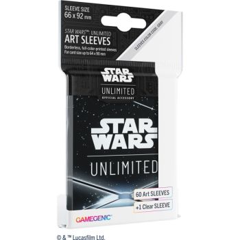 photo Gamegenic - Card Sleeves - Standard - Star Wars: Unlimited - Space Black (60)