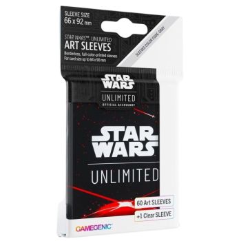 Gamegenic - Card Sleeves - Standard - Star Wars: Unlimited - Space Red - FR (60)