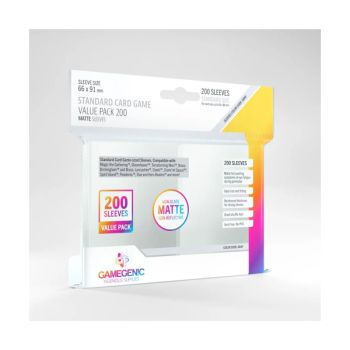 Item Gamegenic - Card Sleeves - Standard - Value Pack (200) Matte Sleeves Non-Glare