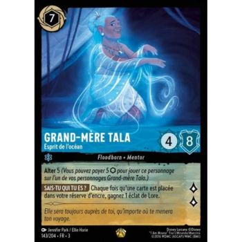 Item Grandmother Tala, Spirit of the Ocean - 143/204 - ITI - Les Terres d'Encres - Legendary - French