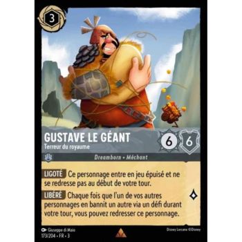 Item Gustave the Giant, Terror of the Kingdom - 173/204 - ITI - Les Terres d'Encres - Brillante - Premium - French