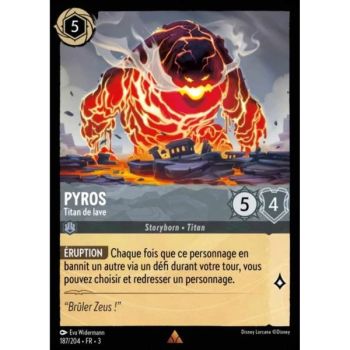 Item Pyros, Lava Titan - 187/204 - ITI - Les Terres d'Encres - Brillante - Premium - French