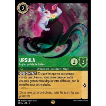 Item Ursula, The Most Perfidious of All - 91/204 - ITI - Les Terres d'Encres - Legendary - French