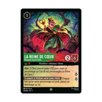 Item The Queen of Hearts, Unpredictable Despot - 95/204 - ARI - The Isle of Archazia - Super Rare - French