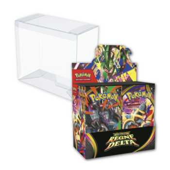 Lot - 1 Box of 36 Boosters - Mega-Evolution: Delta Kingdom [ME06] + 1 Semi-Rigid Plastic Pokémon Display Protector
