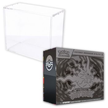 Lot - 1 ETB Mega Evolution: Darkest Hour [ME05] + 1 ETB Phoenix Shield Plexiglass Display Case