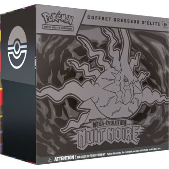 Lot - 1 ETB Mega Evolution: Darkest Hour [ME05] + 1 ETB Phoenix Shield Plexiglass Display Case
