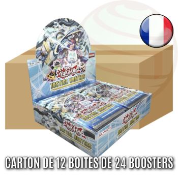 photo Lot of 12 Boxes of 24 Boosters - The Hunters of Justice - Yu-Gi-Oh! - JUSH - FR