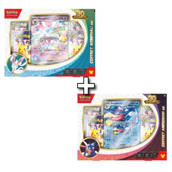 2-Pack Boxes - 8 Boosters - Greninja ex + Sylveon ex Collection - 30th Anniversary [ME05.5][30C] - Pokémon - FR