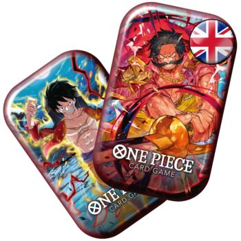 Lot of 2 Tins Pack Set - Luffy & Roger - One Piece CG - EN 🇬🇧