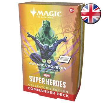 Lot of 4 Commander Decks Collector's Edition - Marvel Super Heroes - Magic The Gathering - FR