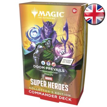 Lot of 4 Commander Decks Collector's Edition - Marvel Super Heroes - Magic The Gathering - FR