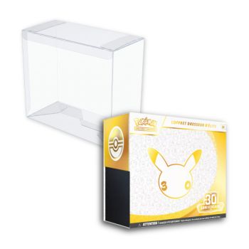 Lot - 1 ETB Mega Evolution: 30th Anniversary [ME05.5] + 1 ETB Pokémon Semi-Rigid Plastic Sleeve