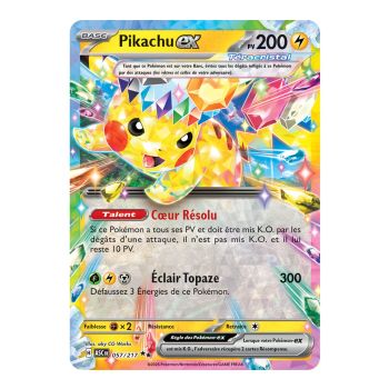 Pikachu EX - Double Rare 57/217 - ME02.5 - Pokémon - Mega Evolution Transcendent Heroes