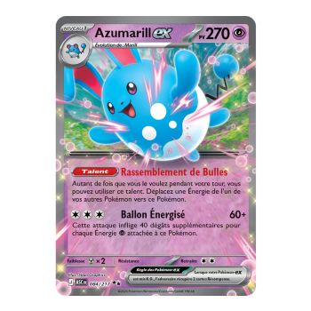 Azumarill EX - Double Rare 84/217 - ME02.5 - Pokémon - Mega Evolution Transcendent Heroes