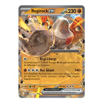 Regirock EX - Double Rare 107/217 - ME02.5 - Pokémon - Mega Evolution Transcendent Heroes
