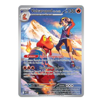 Lute's Volcaropod - Rare Illustration 222/217 - ME02.5 - Pokémon - Mega Evolution Transcendent Heroes