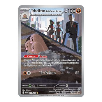 Team Rocket Dugtrio - Rare Illustration 239/217 - ME02.5 - Pokémon - Mega Evolution Transcendent Heroes