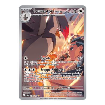 Okuba Staraptor - Rare Illustration 249/217 - ME02.5 - Pokémon - Mega Evolution Transcendent Heroes