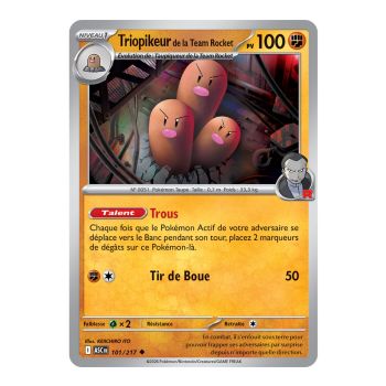 Team Rocket Dugtrio - Reverse Rocket 101/217 - ME02.5 - Pokémon - Mega Evolution Transcendent Heroes